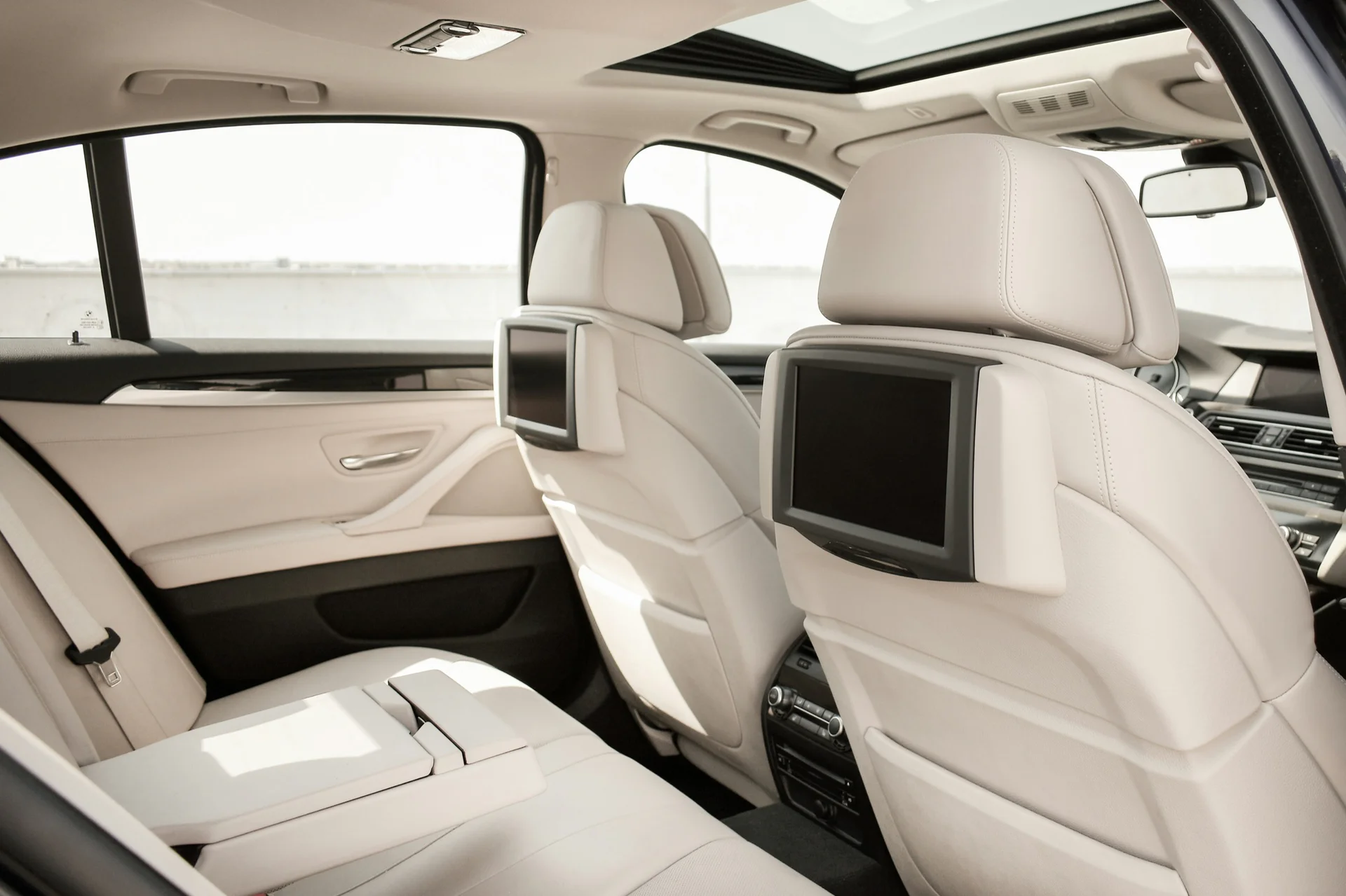 Finished luxury interior — refreshed rear cabin